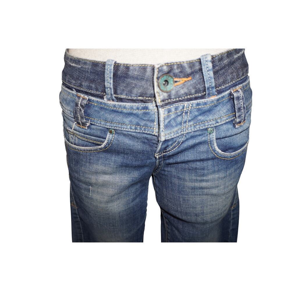 Vintage Armani Exchange A|X Capri Jeans Size 0 – Y2K Cropped Stretch Denim - Picture 9 of 14